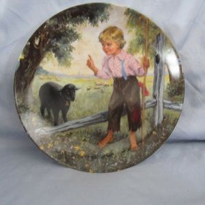 Vintage Baa Baa Black Sheep Collectors Plate 1988